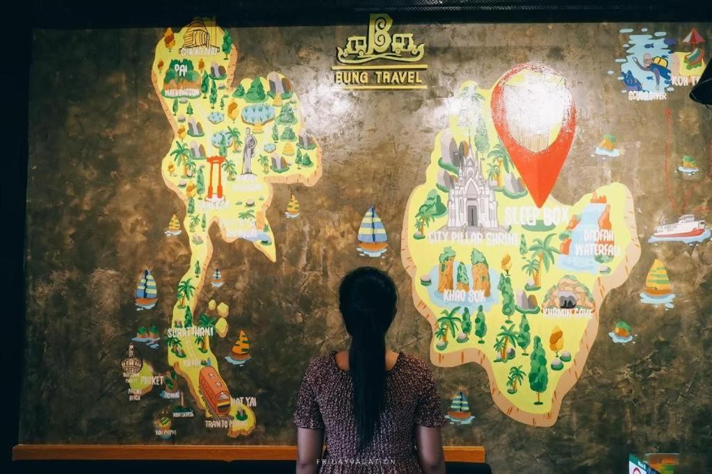 Sleepbox Hostel Suratthani Сурат-Тхані Екстер'єр фото